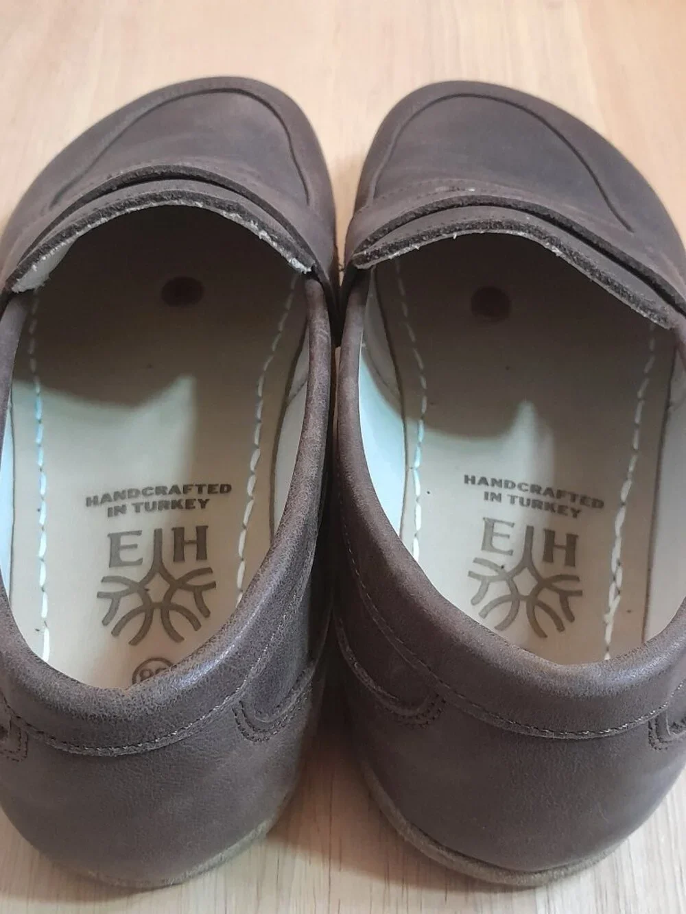 Earthing Harmony Leather Grounding Earthing Barefoot Penny Loafers EU 38